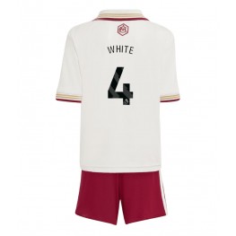 Arsenal Ben White #4 Derde tenue Kids 2025-26 Korte Mouw (+ Korte broeken)